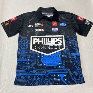 Signed NHRA Racing Shirt Philips Connect Toyota Lucas Oil Autographed Jersey